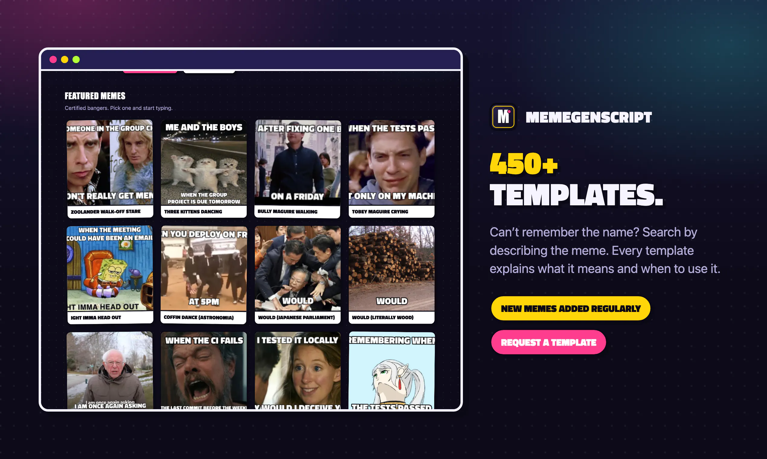 Memegenscript 截图 4