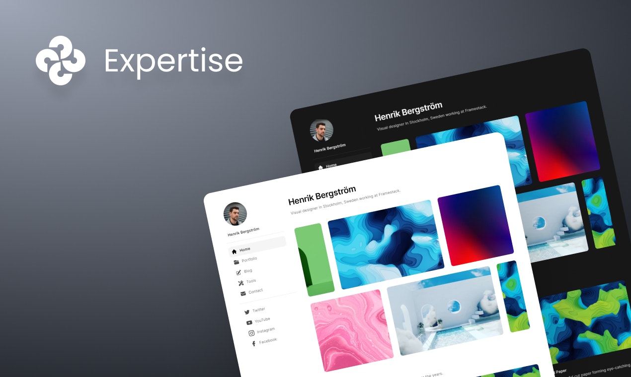 Média Compétence - Modèle de site Web de portefeuille et de blog pour Framer 1