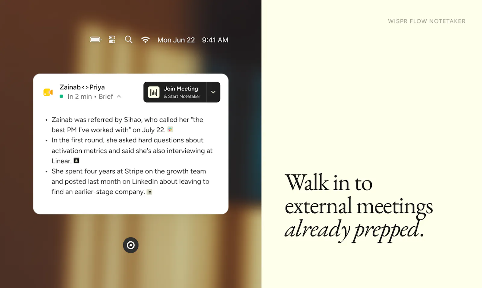 Wispr Flow Notetaker screenshot 8