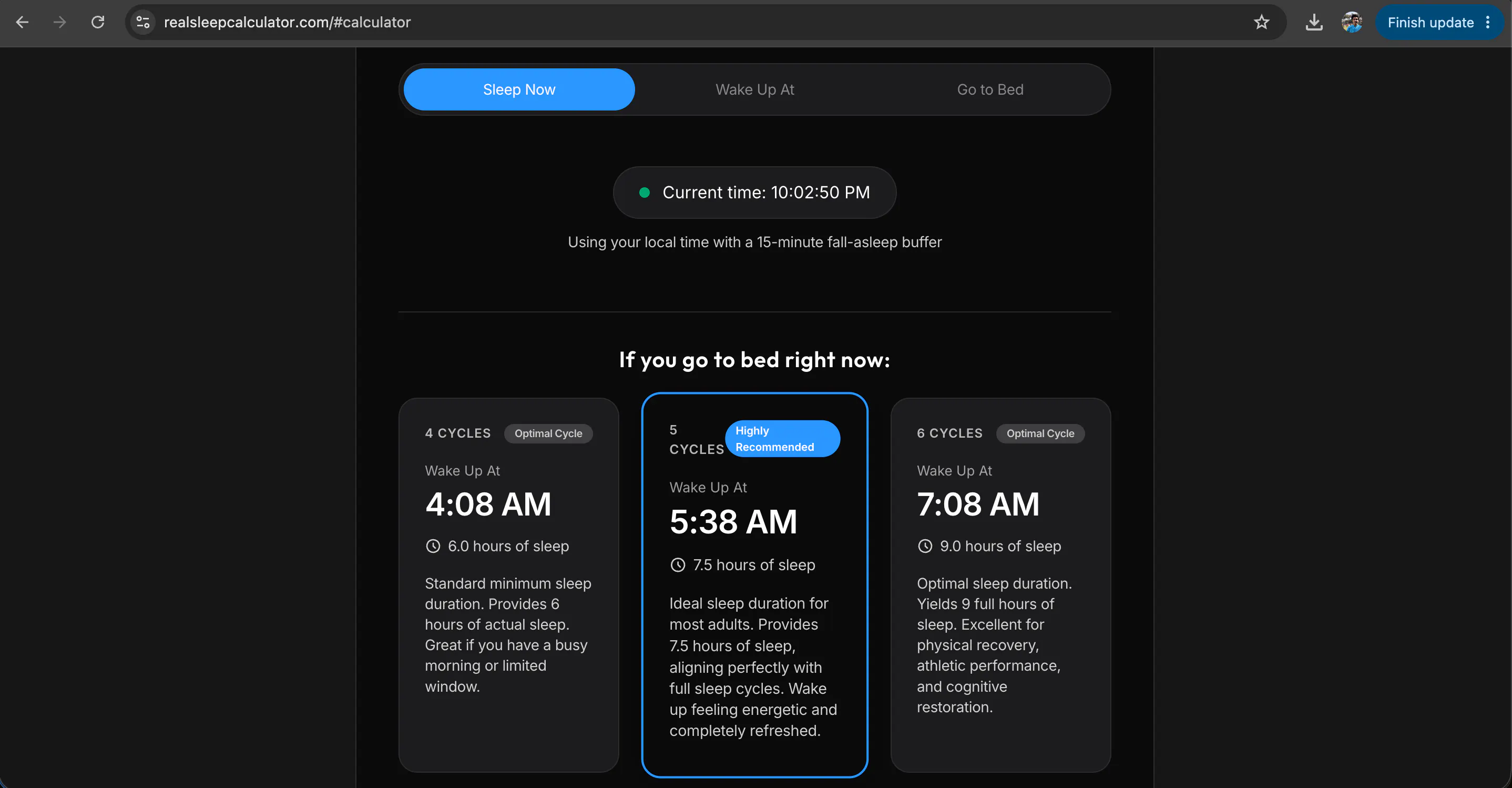 Real Sleep Calculator gallery image