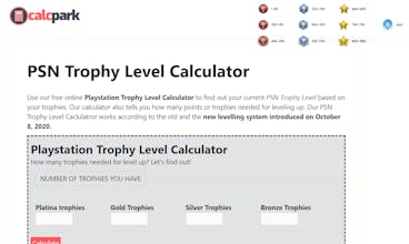 CalcPark online calculators gallery image
