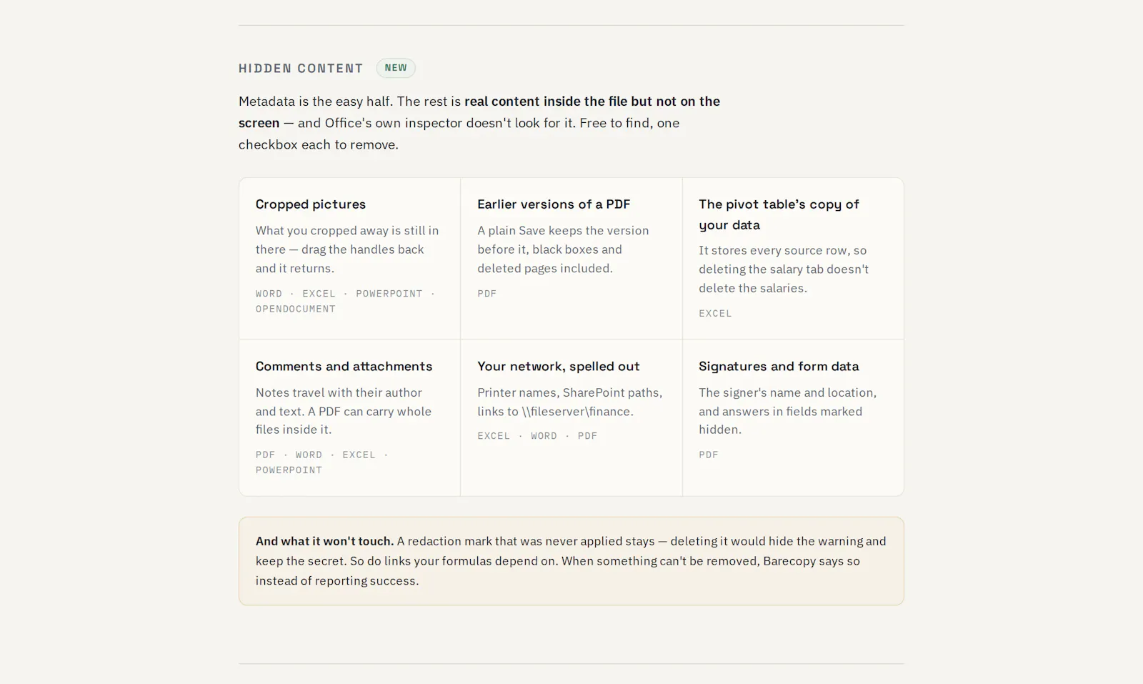 Barecopy screenshot 2