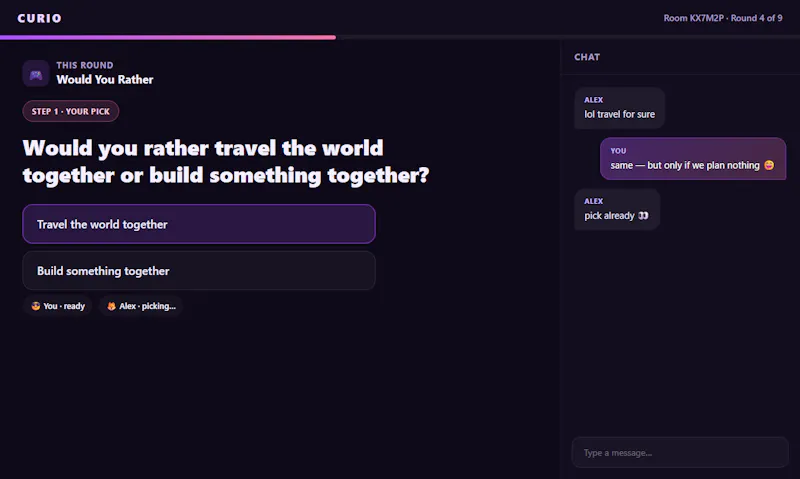 Curio screenshot 2