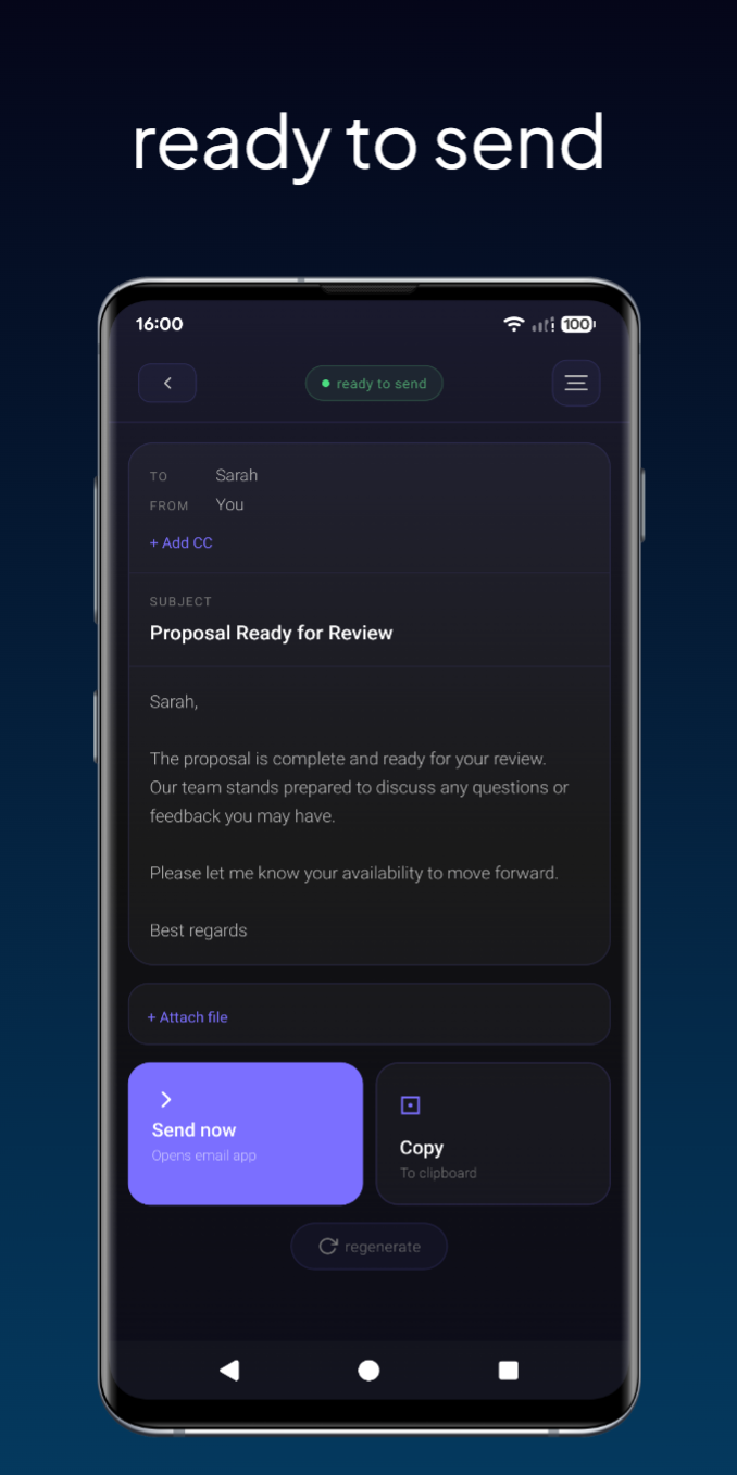 Untyped — Voice to Email gallery image