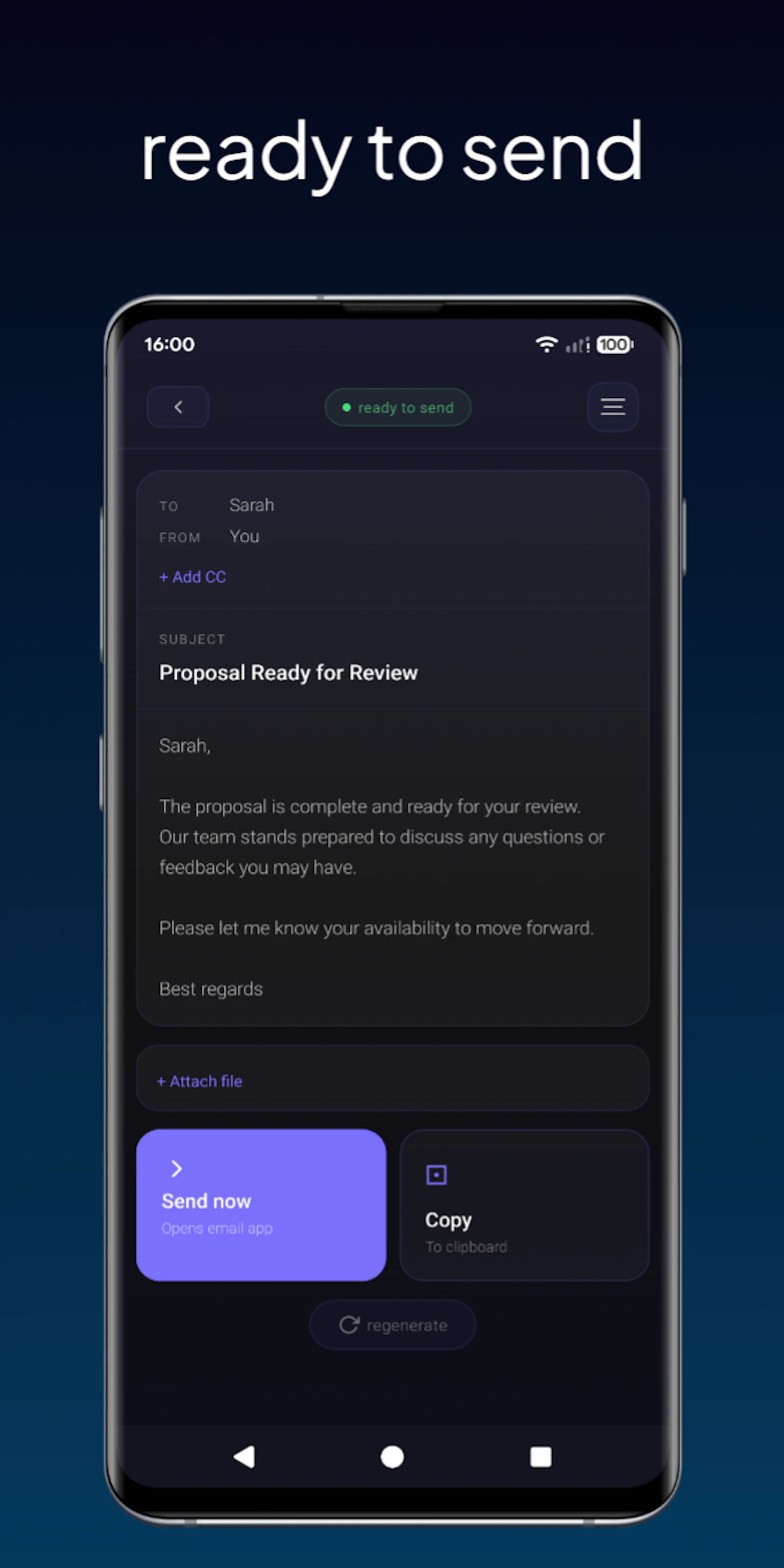 Untyped — Voice to Email screenshot 3