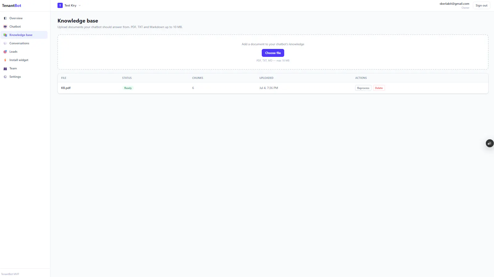 TenantBot screenshot 4