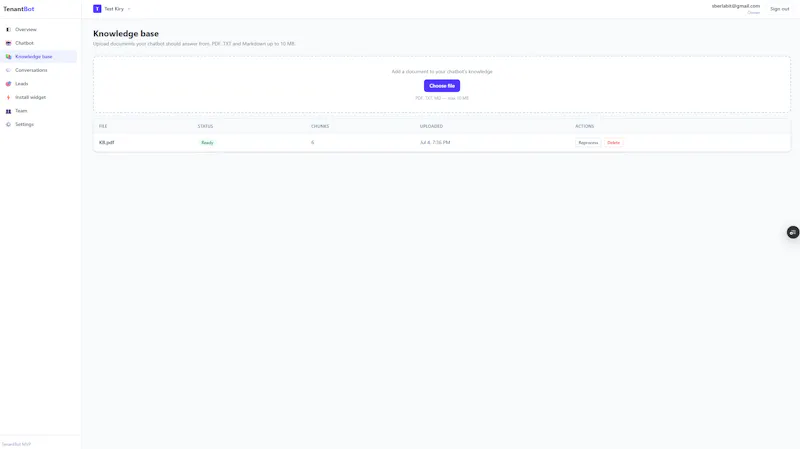 TenantBot screenshot 4