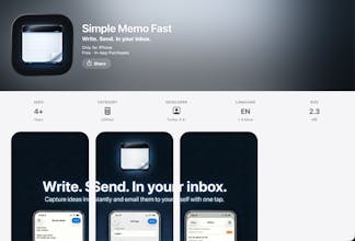 Simple Memo - Captio-style gallery image