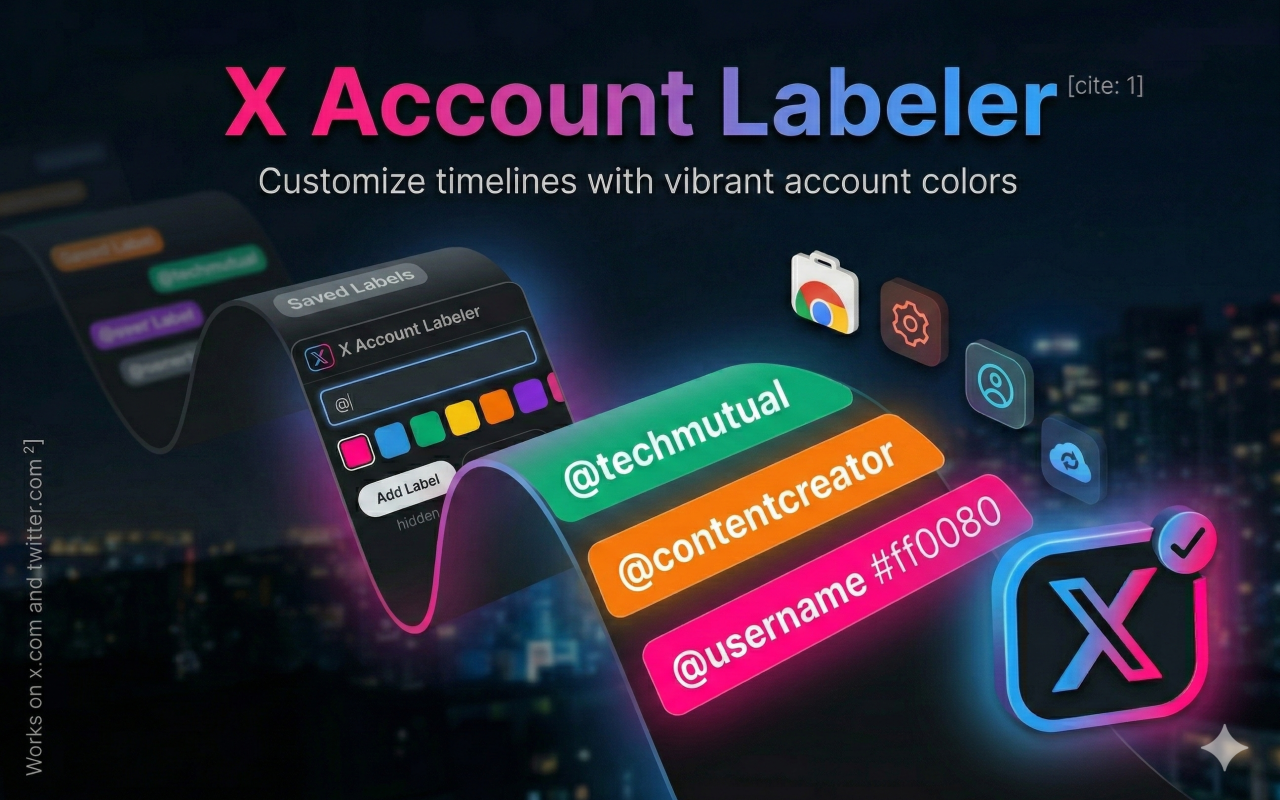 X Account Labeler media 2