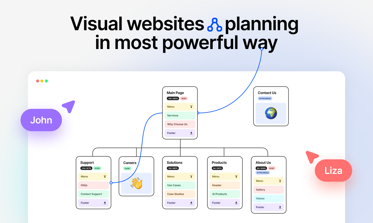 startuptile FlowMapp 3.0-Visual website planning in the most powerful way