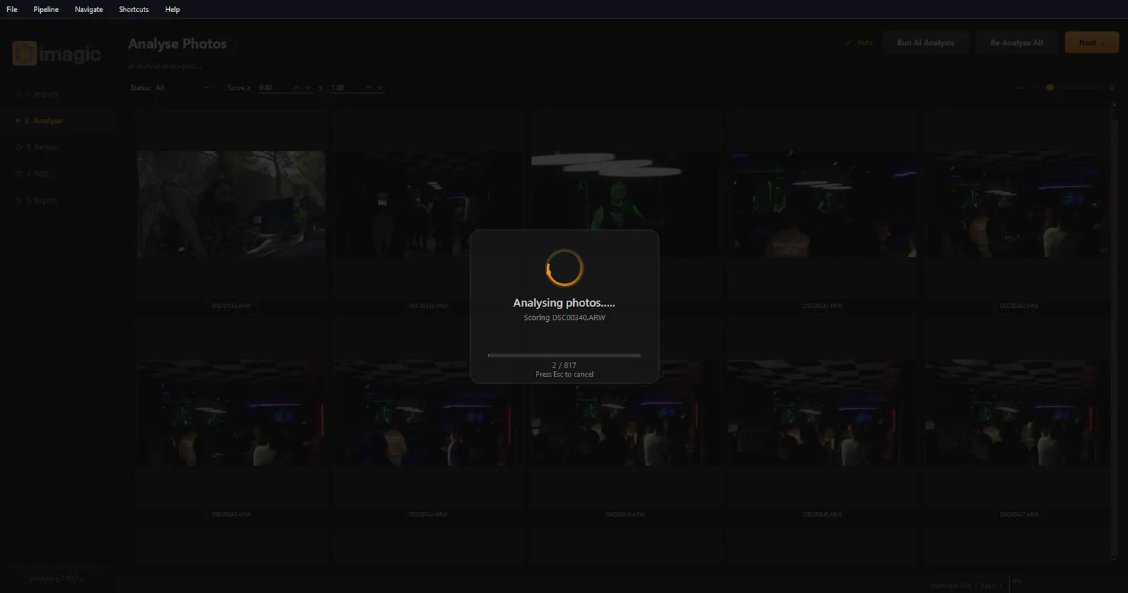 imagic screenshot 2