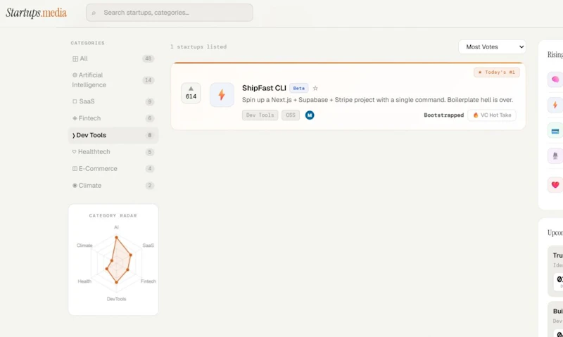 Startups.media 2.0 screenshot 3