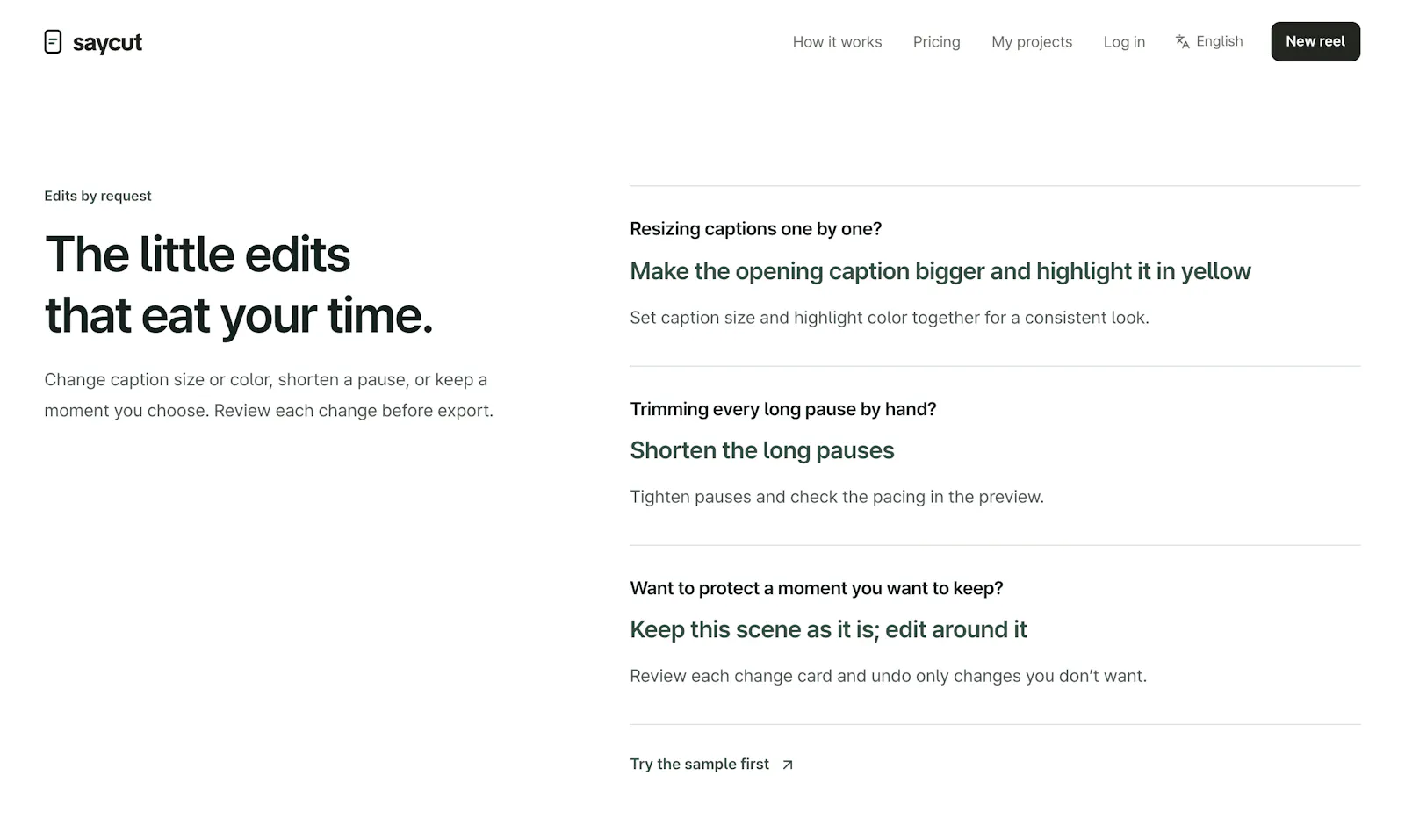 SayCut screenshot 4