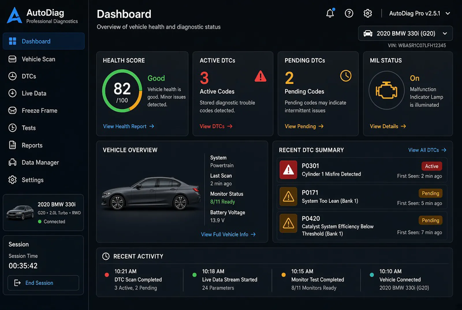 AutoDiag screenshot 1
