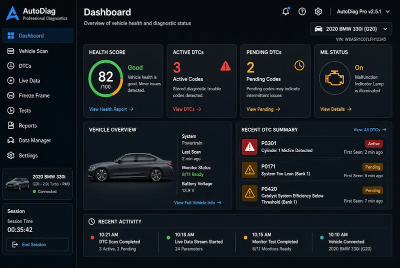 AutoDiag screenshot 1