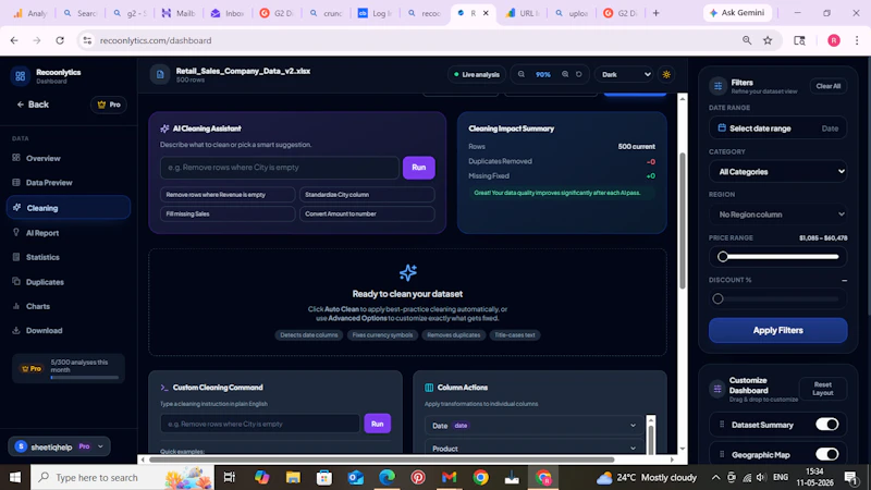 Recoonlytics screenshot 5
