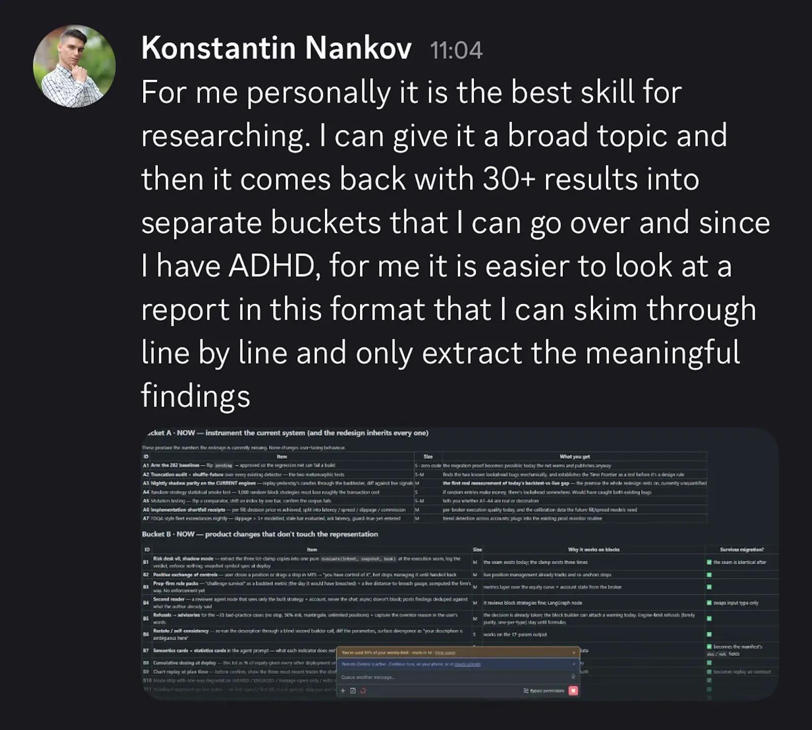 ADHD for LLMs screenshot 3