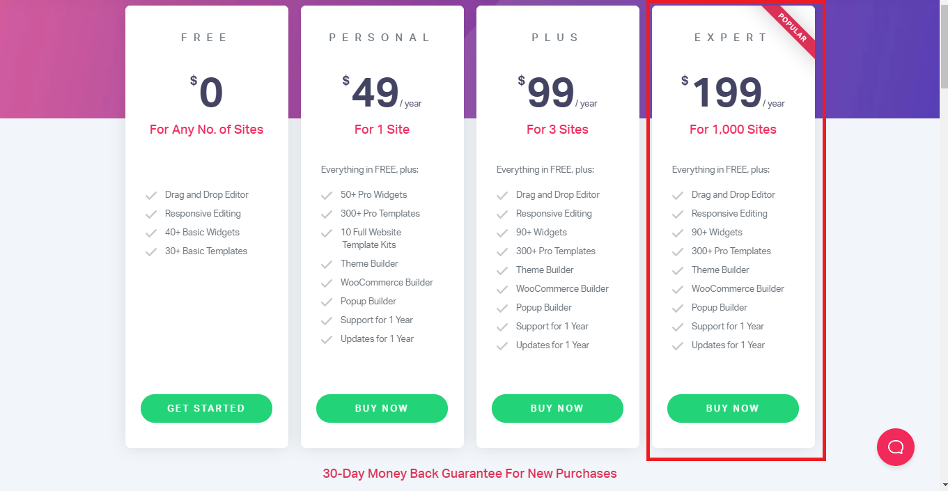 Elementor Black Friday Deals 2020 gallery image