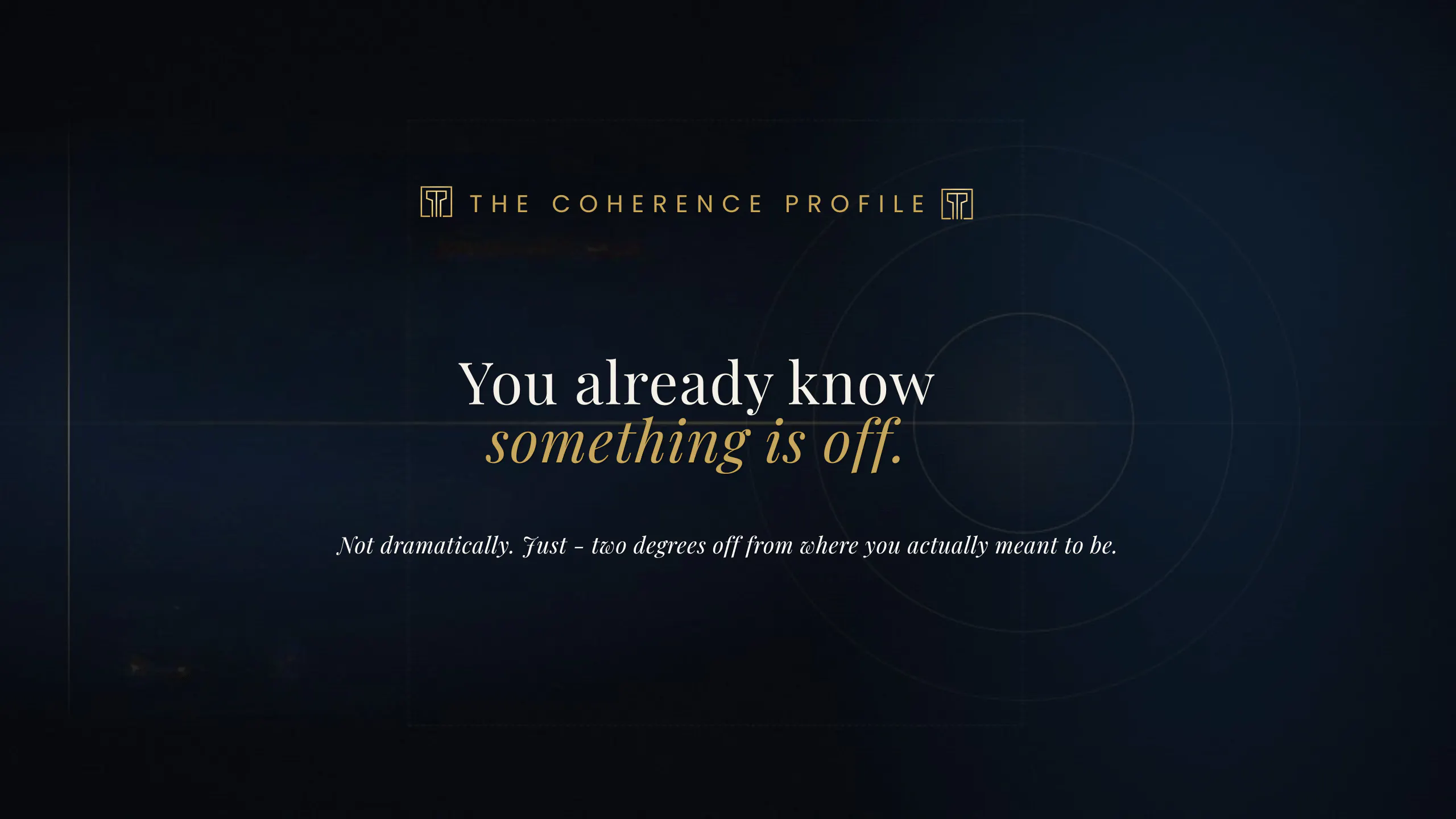 Banner del producto Coherence Profile by The Coherence Lab