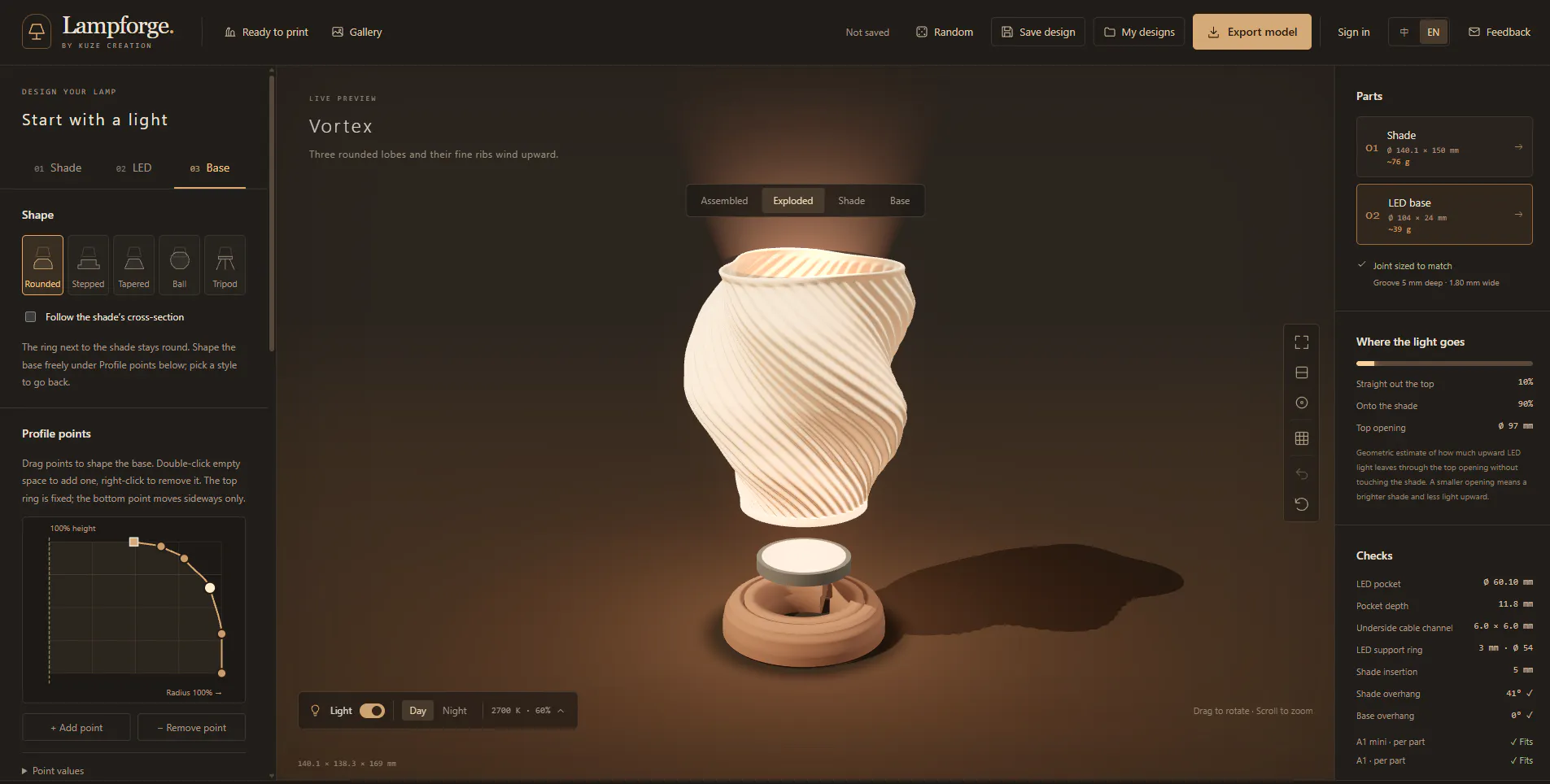 KUZE Lampforge gallery image