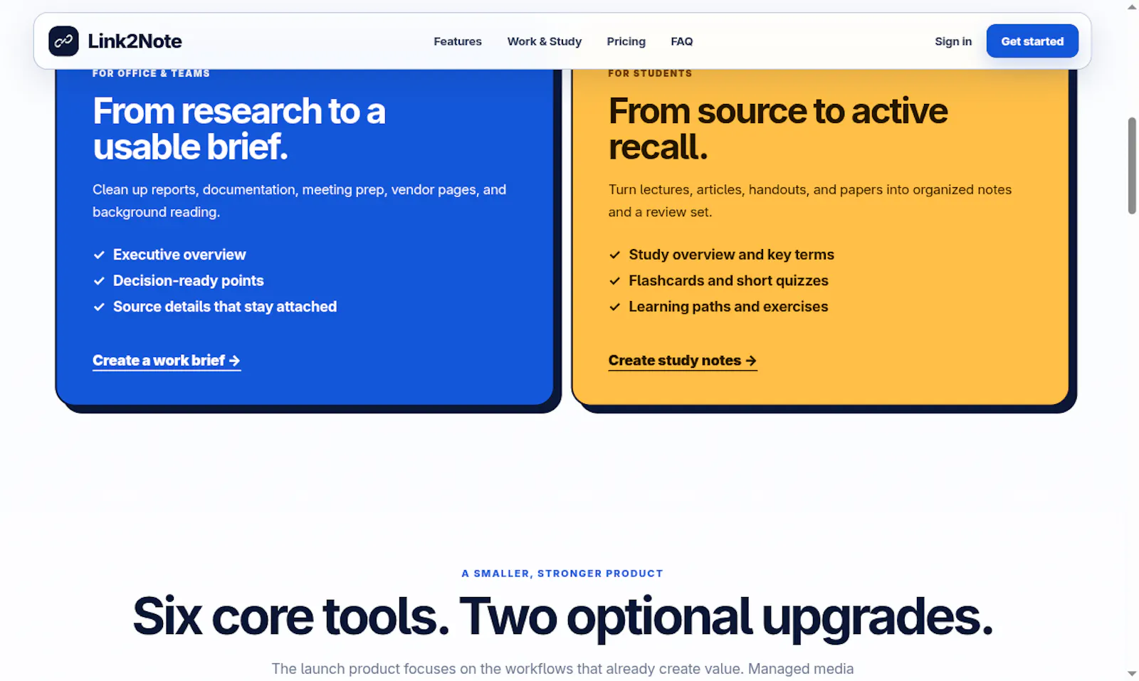 Link2Note screenshot 3