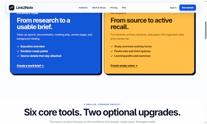 Link2Note screenshot 3