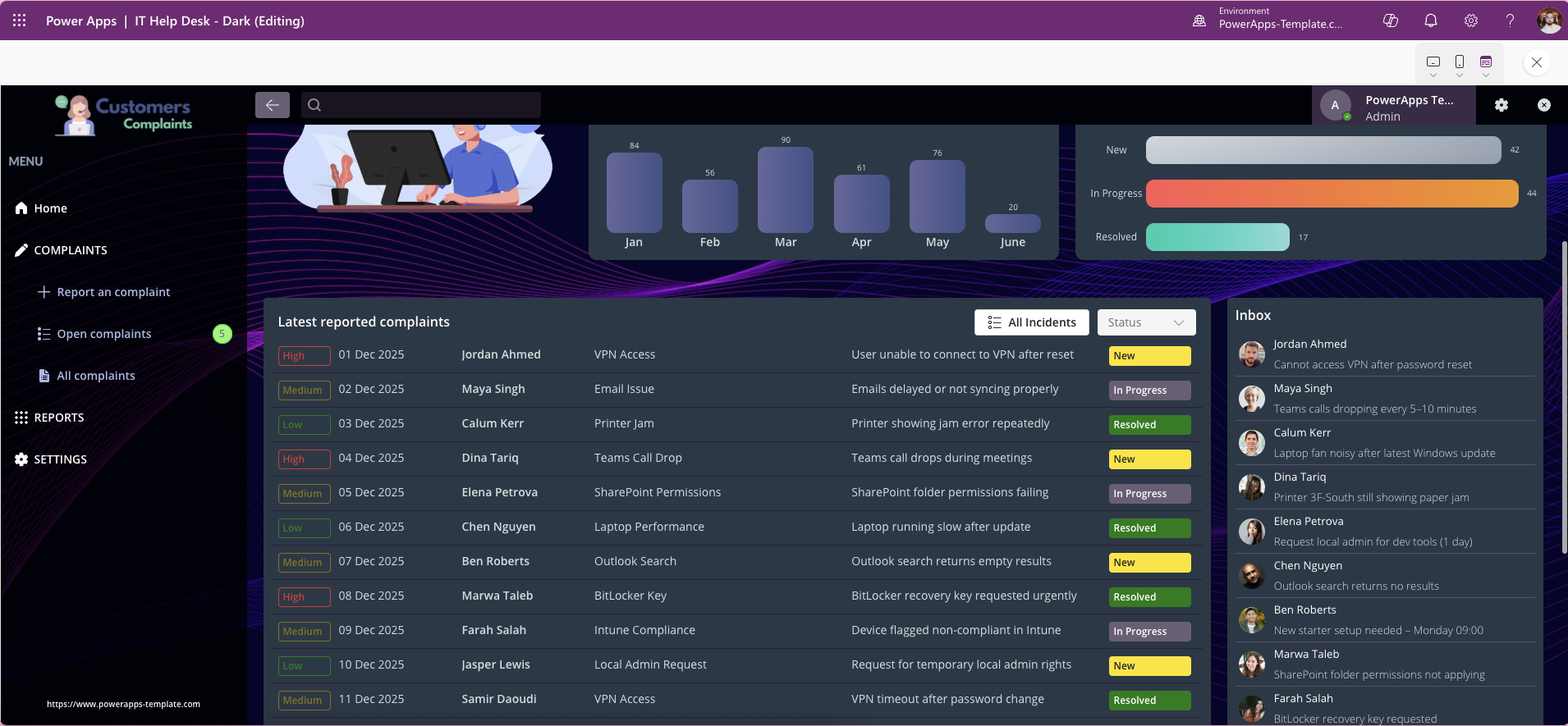 Power Apps templates gallery image