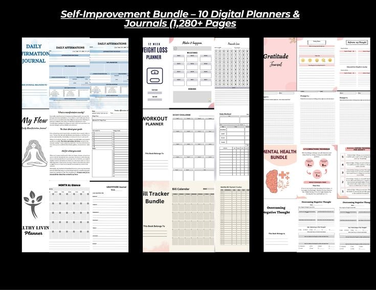 1280+Pages: Ultimate Life Reset Journals gallery image