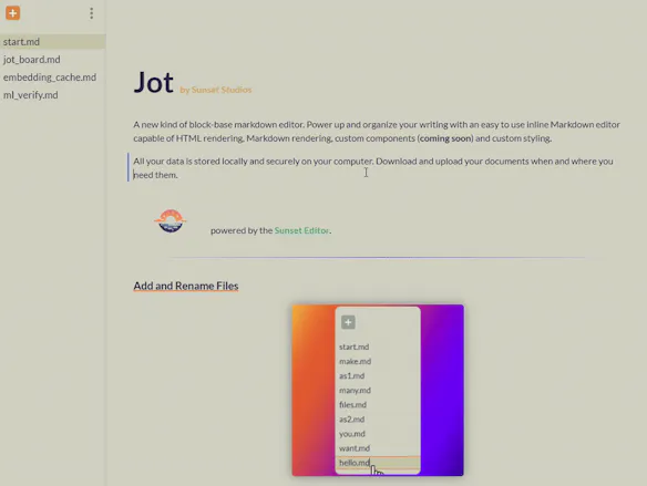 Jot gallery image