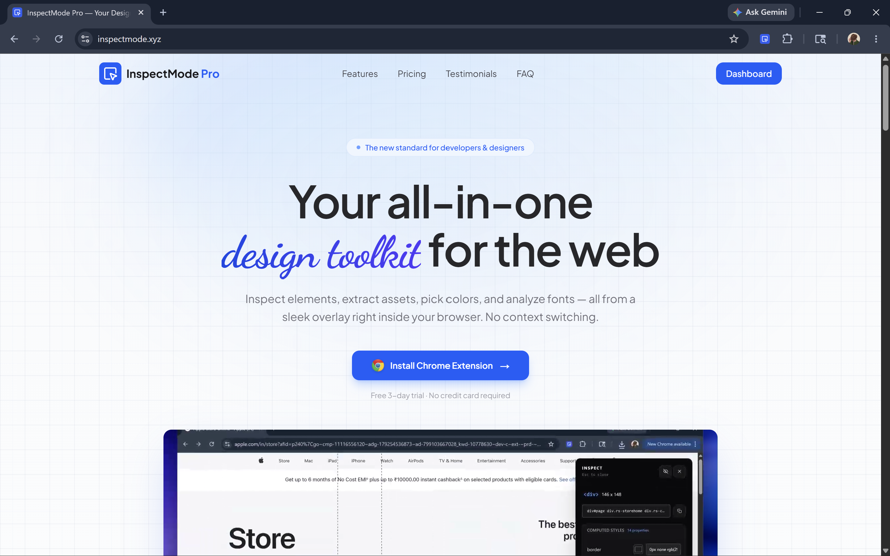InspectMode Pro gallery image