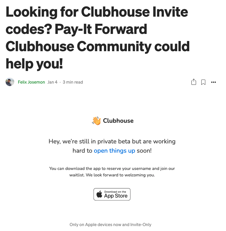 Clubhouse App Invites gallery image