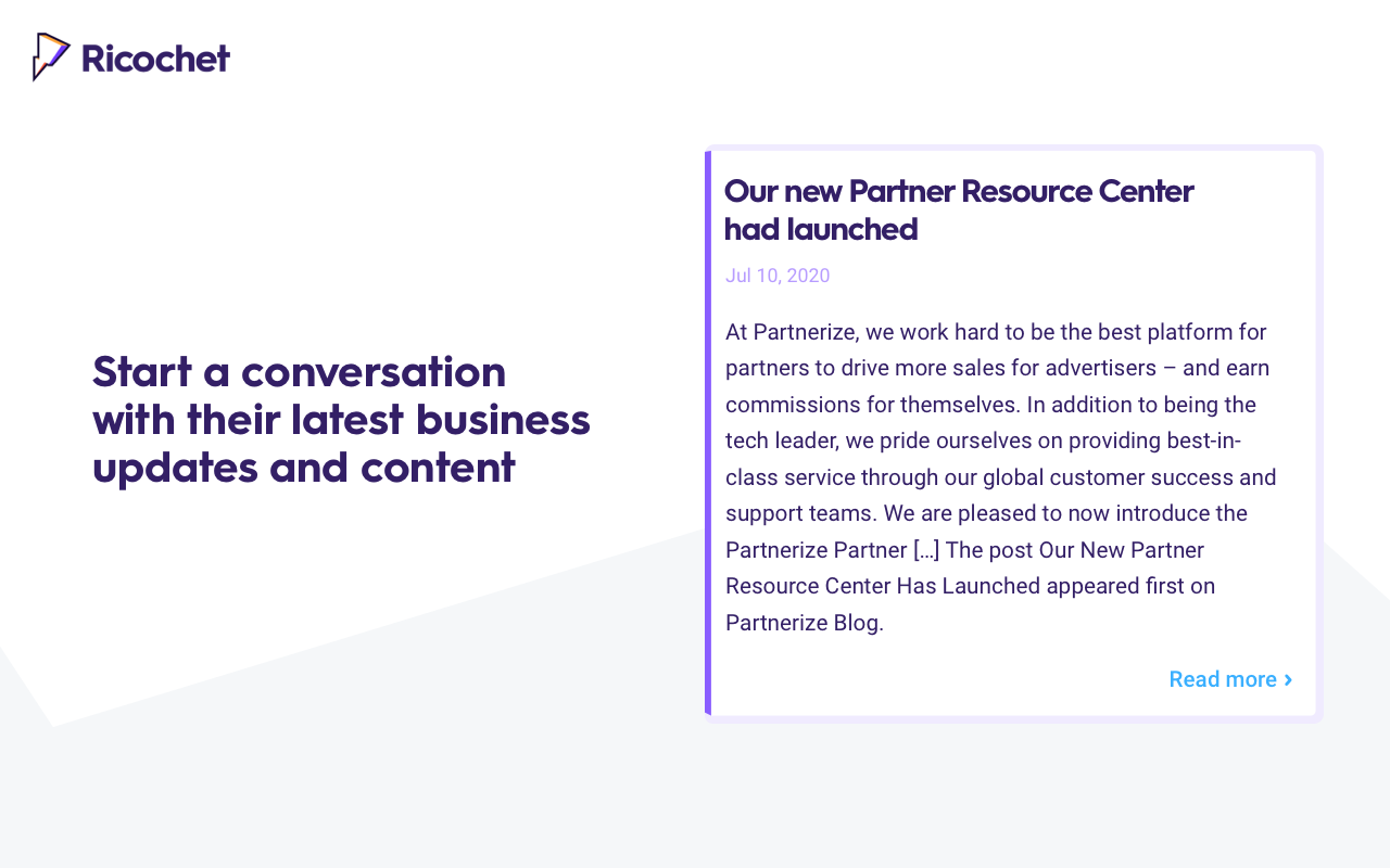 Ricochet gallery image