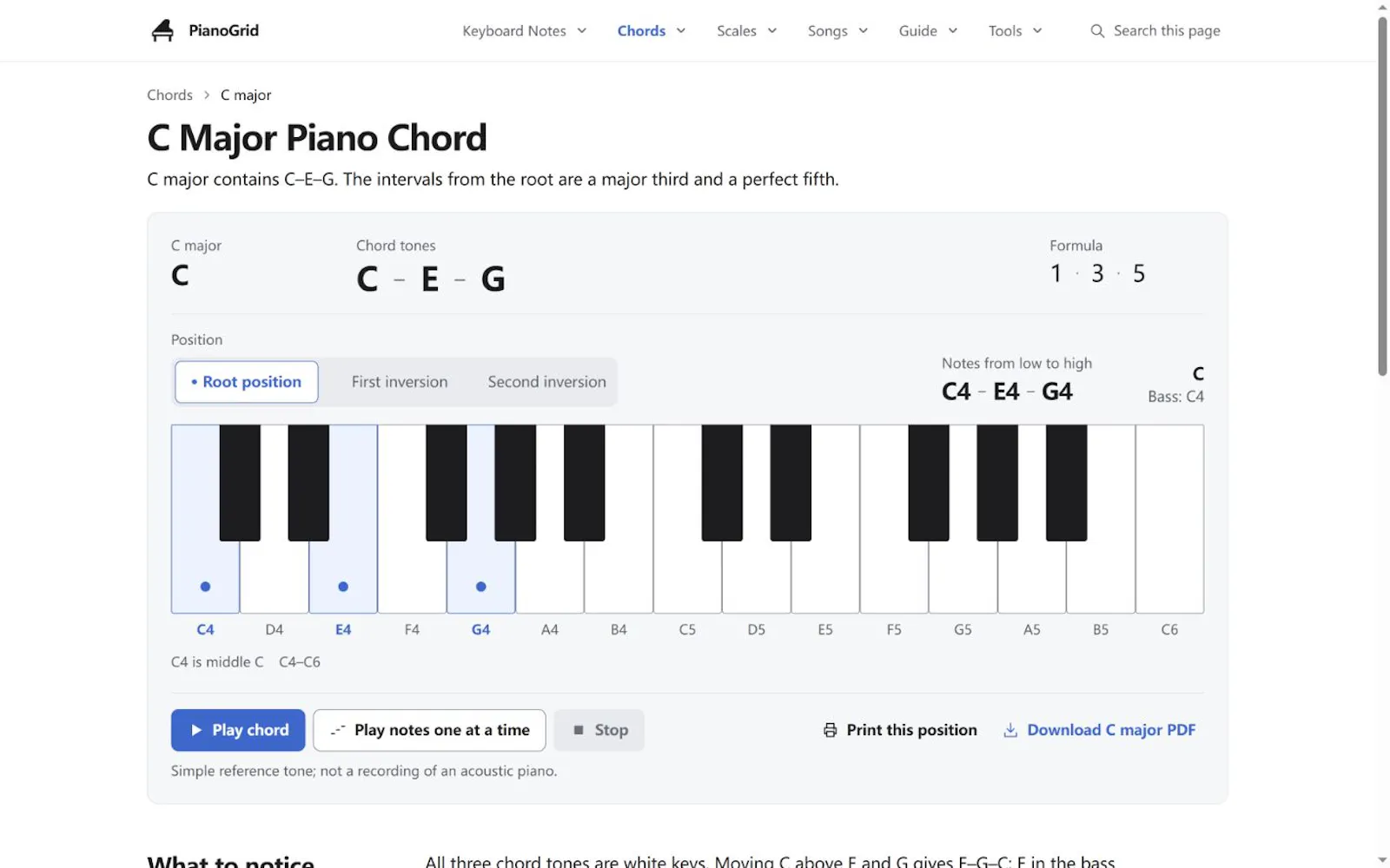 PianoGrid screenshot 2