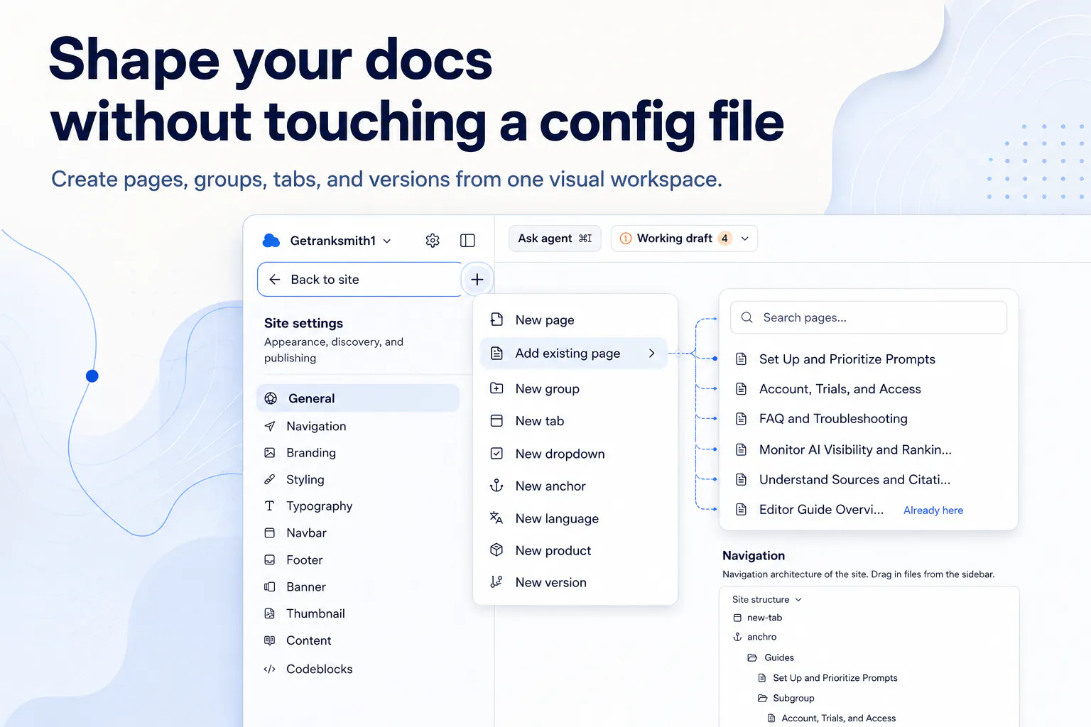 DocsAlot Visual Editor gallery image