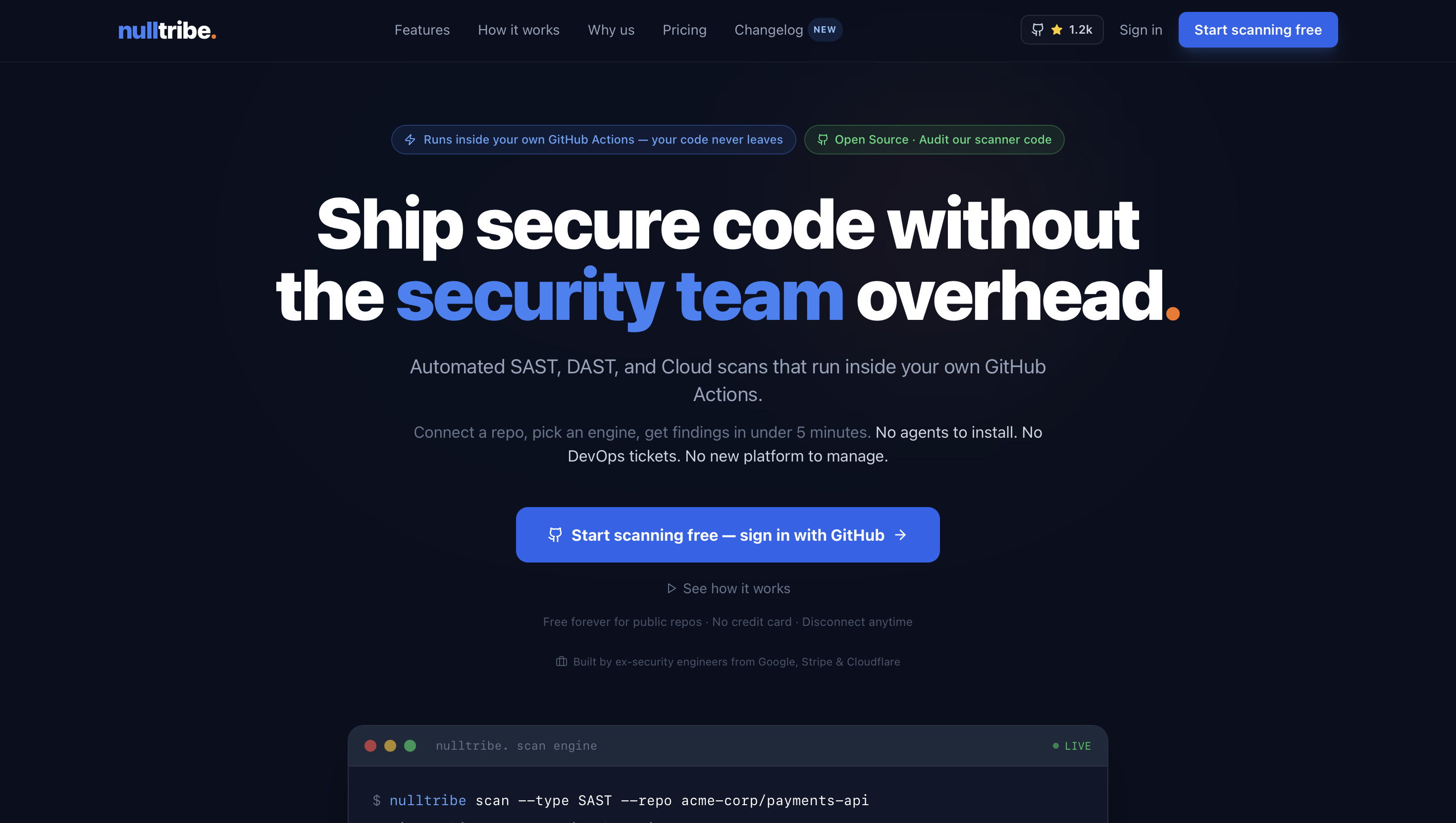 nulltribe. — Security Orchestrator gallery image