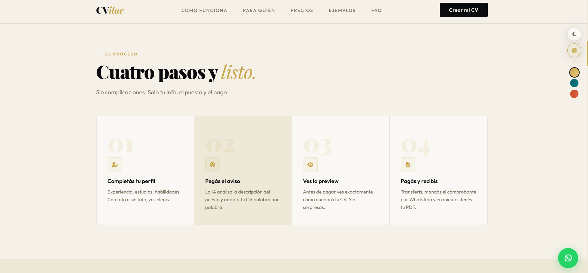 CVitae Generador de CV con IA automatico gallery image