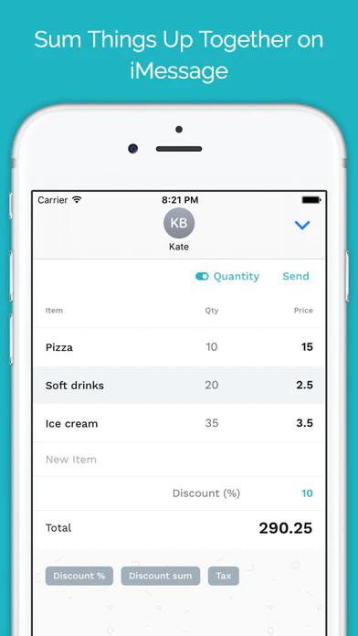 SumItUp for iMessage