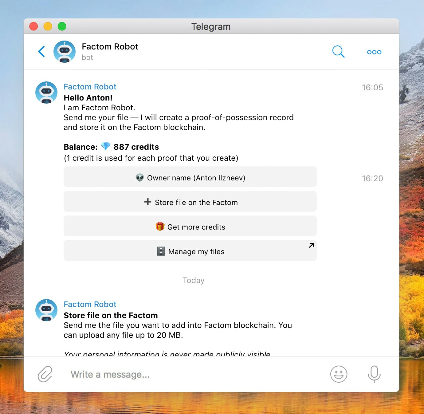 Factom Robot gallery image