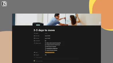 Home renovation/moving planner gallery image