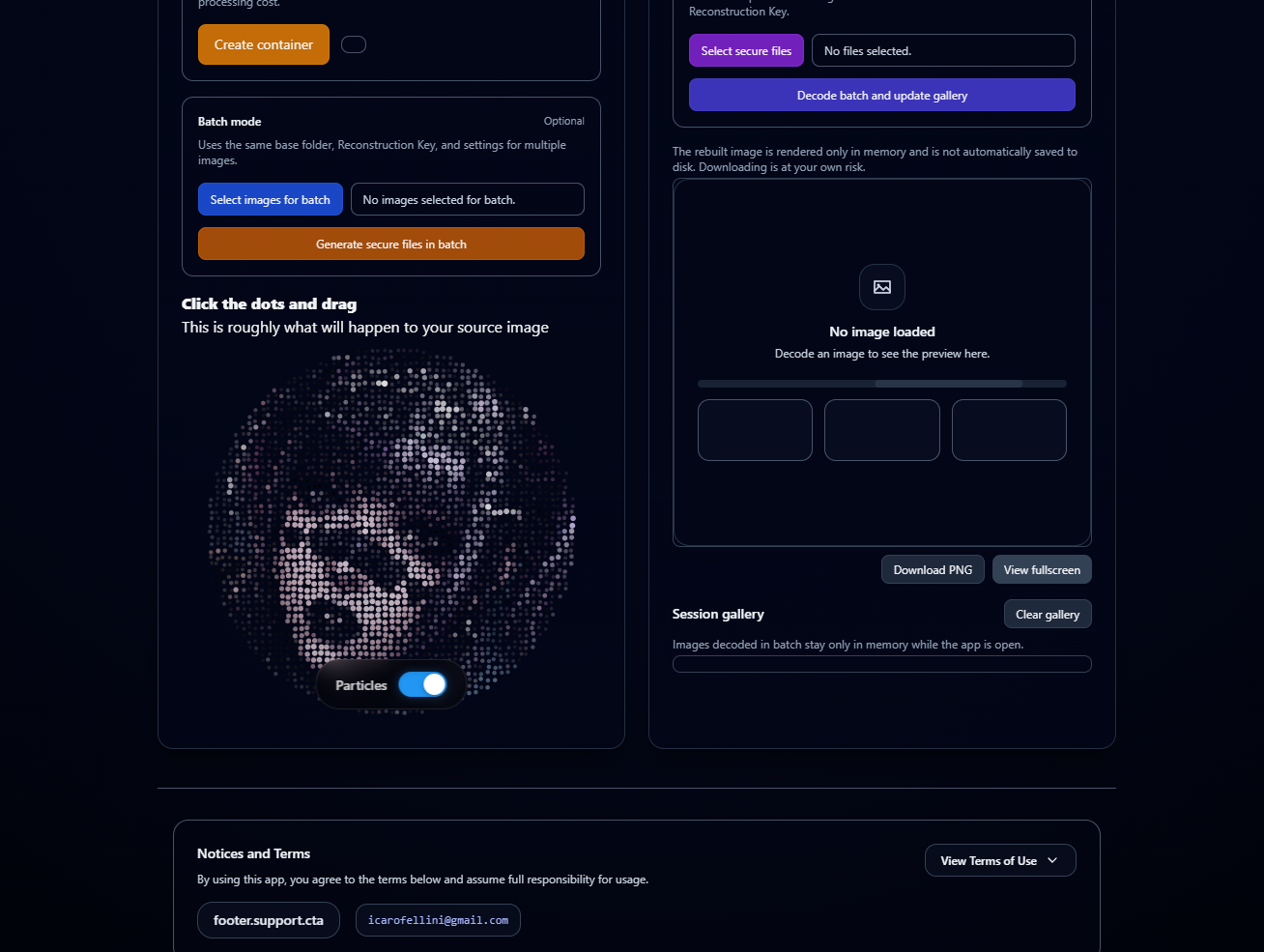 Crypto Img - Screenshot 3 showing product features and functionality
