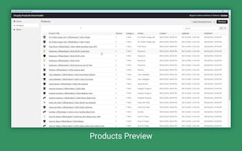 Shopify Products Downloader gallery image