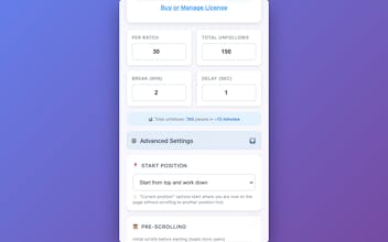Mass Unfollow for X ( Twitter ) gallery image