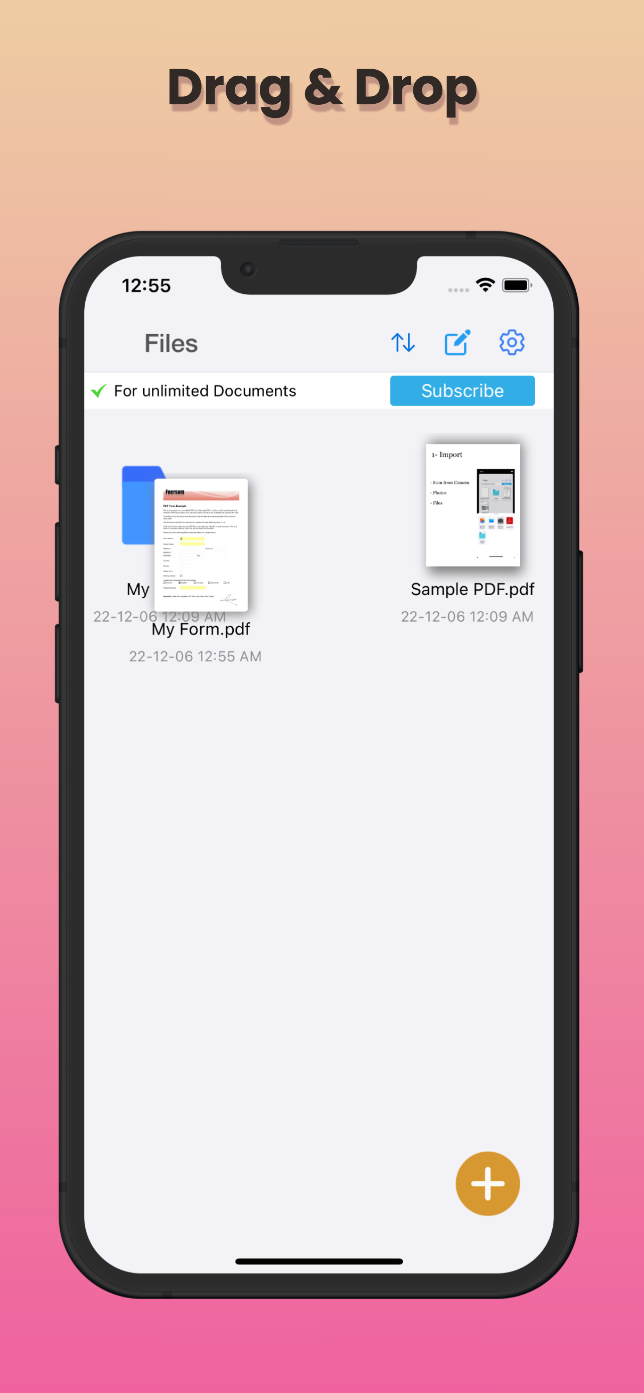 Freeedit, PDF 편집기 - iPhone 또는 iPad를 사용하여 스캔, 읽기, PDF 파일을 편집하십시오 미디어 2