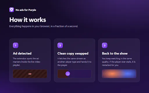 No ads for Purple gallery image