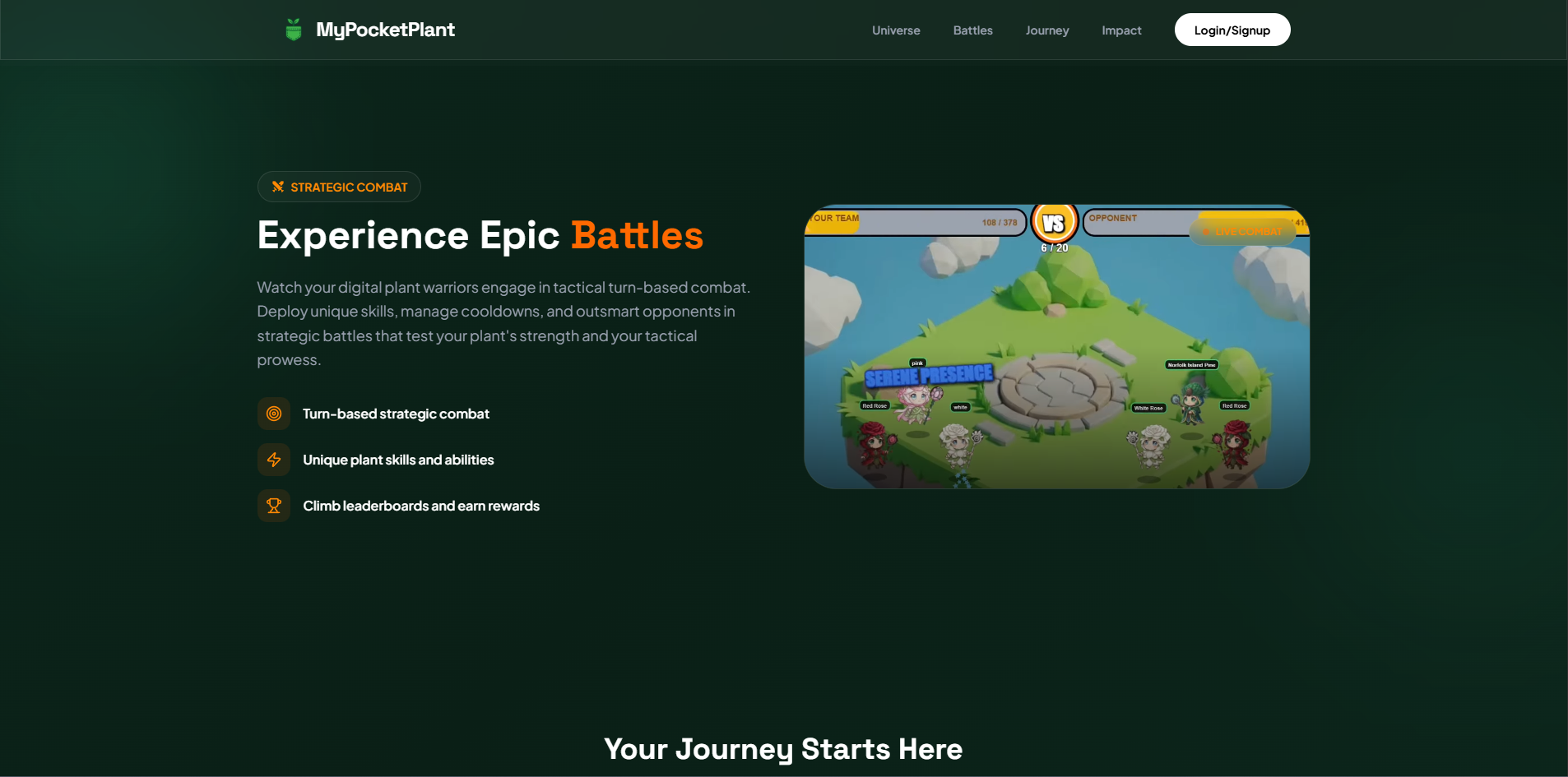 MyPocketPlant - Screenshot 2 showing product features and functionality