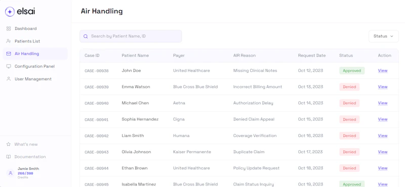 elsai Prior Authorization Agent screenshot 3