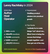2024 LinkedIn Rewind gallery image