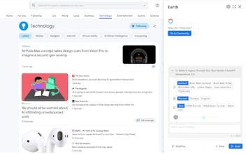 Earth -AGIUI for Browser Extension gallery image