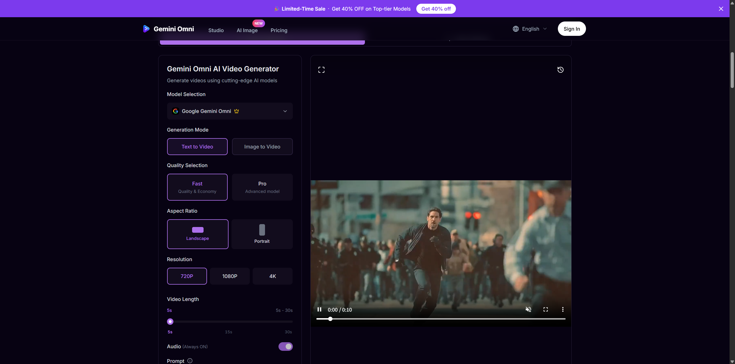 Gemini Omni AI Video Generator gallery image