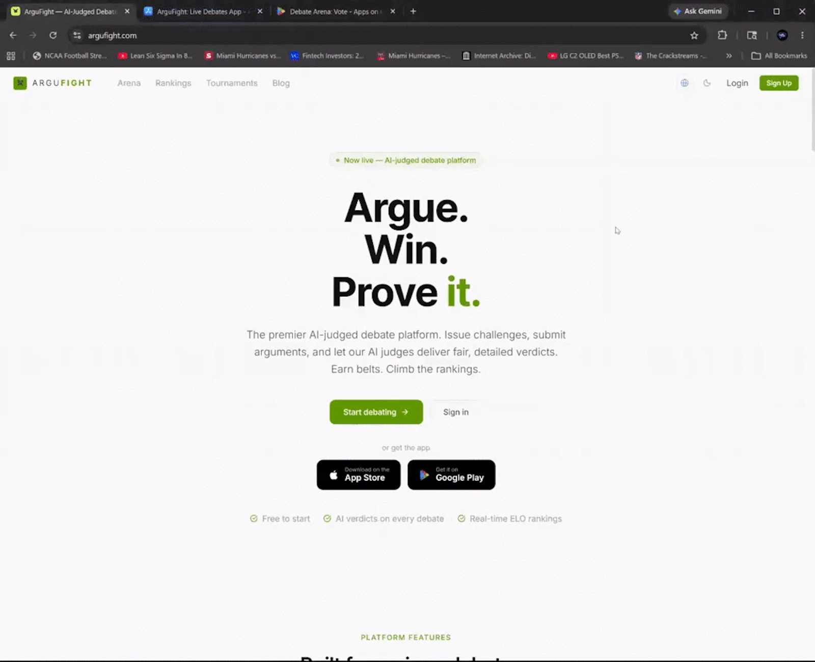 ArguFight screenshot 1 (video preview)